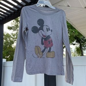 ☀️ Disney Vintage Style Logo Mickey Mouse, From Parks, Practically New, Size M